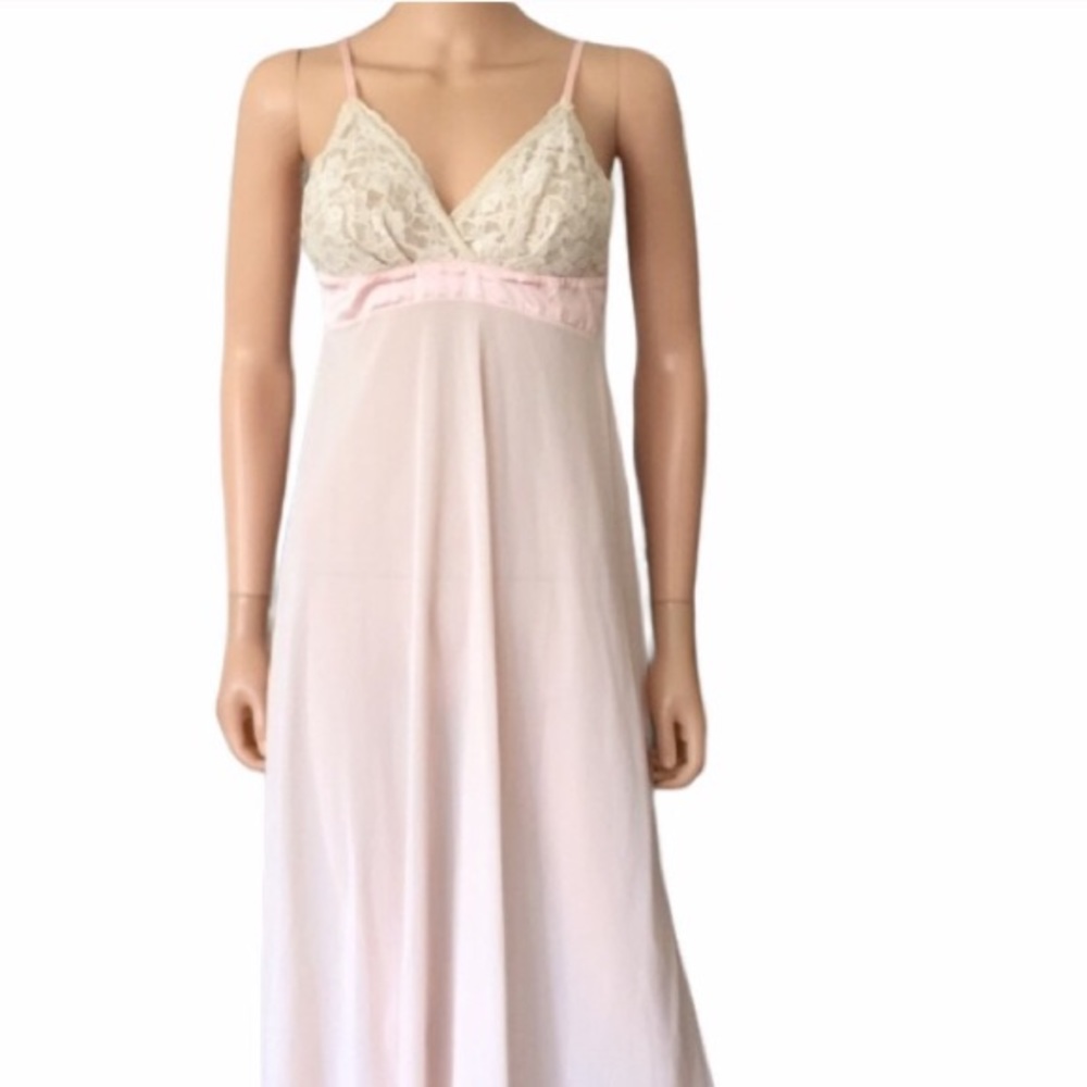 Vintage Alice Maloof 1960’s long slip gown